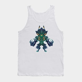 Neon Bat Orchid Monster Tank Top